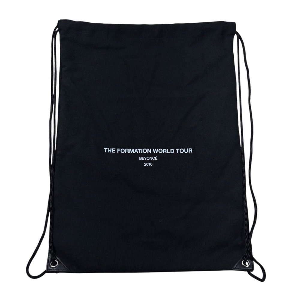 Beyonce The Formation World Tour Black VIP Gift Drawstring Backpack Sling Bag
